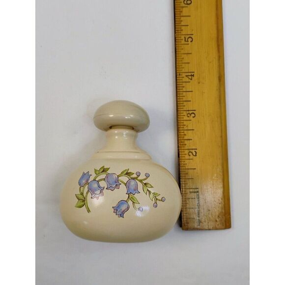 Avon Araine Ultra Cologne Blue Flowers Empty Perfume Bottle Vintage Rare - Picture 5 of 12